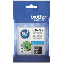 Brother LC432XL Cyan High Yield Ink Cartridge Toner LC-432XLC
