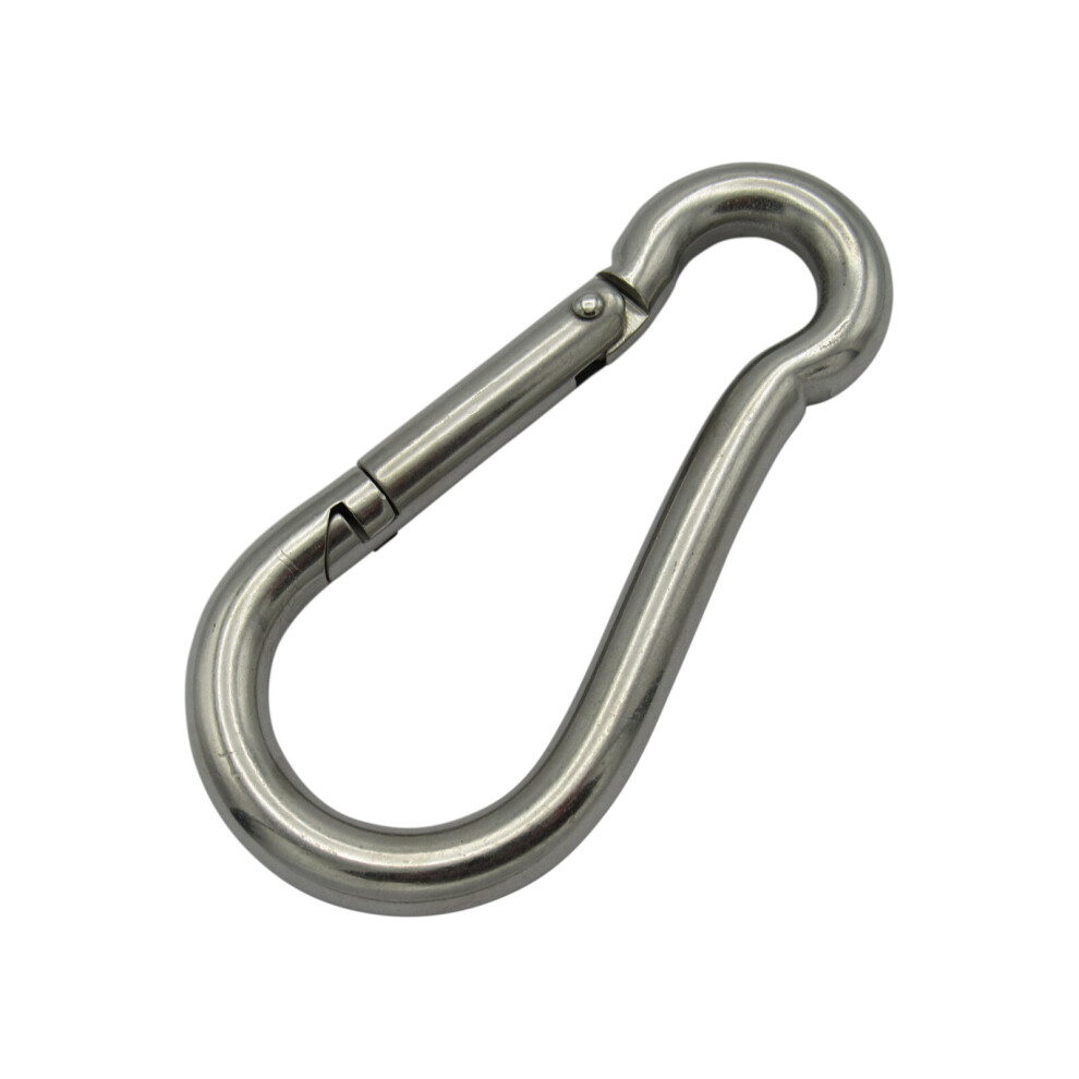 Stainless Steel Carbine Snap Hook 10Mm (Marine Gate Rope Karabina) 707152583497
