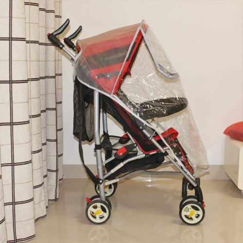 Lightweight Stroller Pushchair Accessories Rain Cover Wind Dust Shield 2