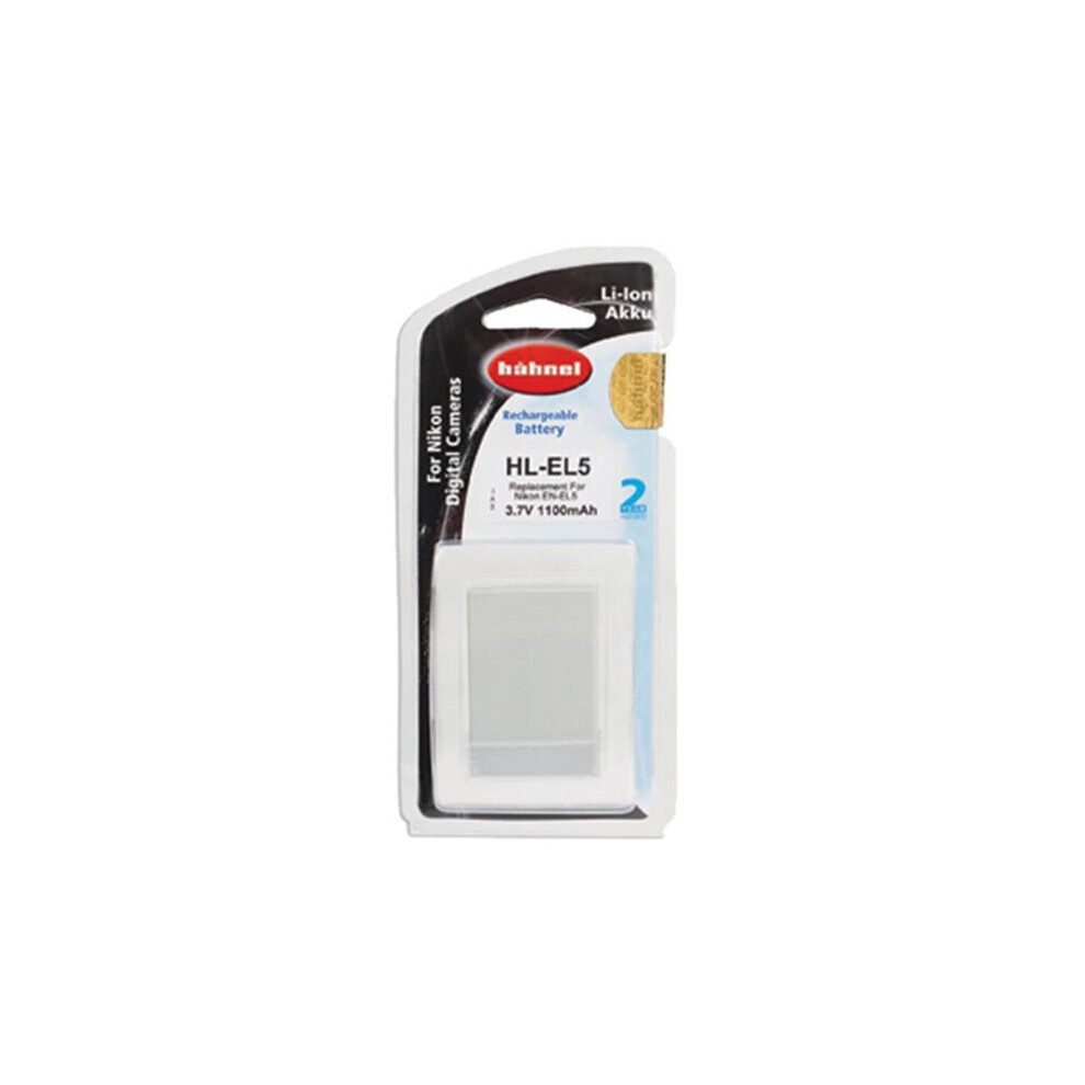 Hahnel En-El5 1230Mah 3.7V Hl-El5 Battery For Nikon Digital Camera 5099113401922