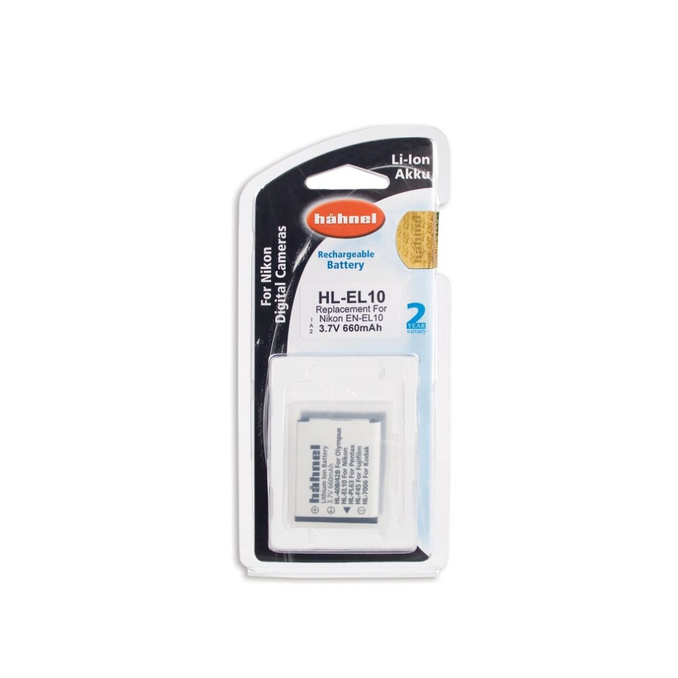 Hahnel En-El10 720Mah 3.7V Hl-El10 Battery For Nikon Digital Camera 5099113901910