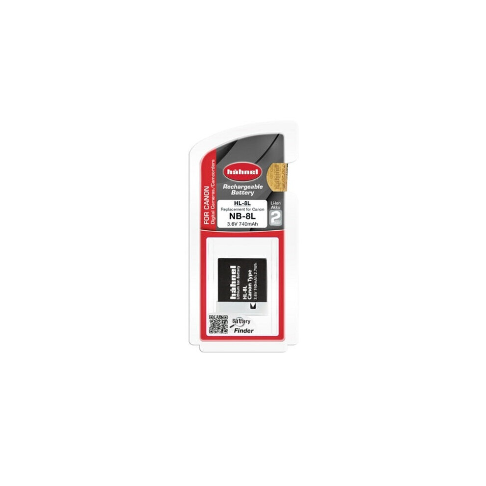 Hahnel Nb-8L 740Mah 3.6V Hl-8L Battery For Canon Digital Camera 5099113501776