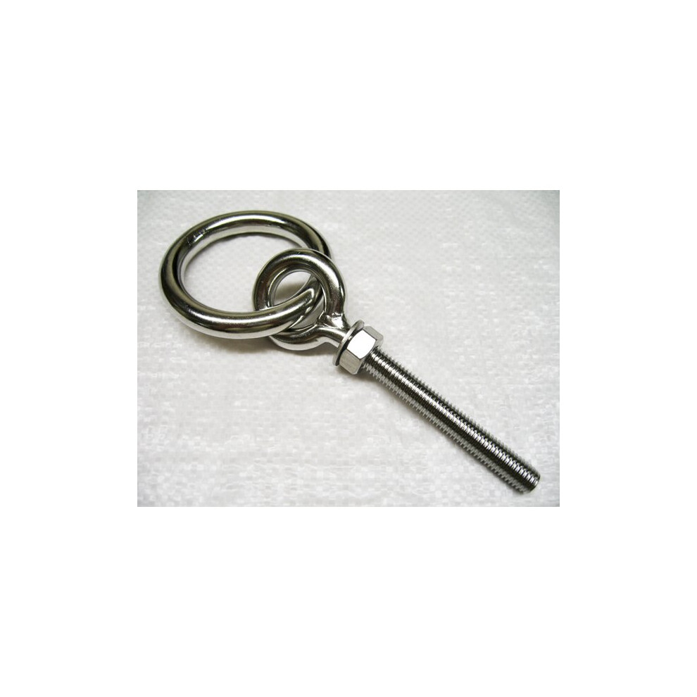 Stainless Steel Ring Eye Bolt 10Mm (Eyebolt Ringbolt Long Shank) 600988498792