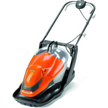 Flymo EasiGlide Plus 360V Hover Collect Lawn Mower - 1800W Motor, 36cm Cutting Width, 26 Litre Grass Box, Folds Flat,10m Cable Length, Orange and Grey