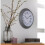 Habitat Stationary Wall Clock - Grey 5