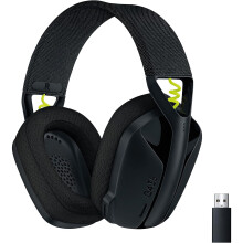 Logitech G435 LIGHTSPEED & Bluetooth Wireless Gaming Headset, Ultra Lightweight 165g over-ear headphones, built-in mics, 18h battery