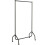 Home Heavy Duty Single Clothes Rail - Black 1