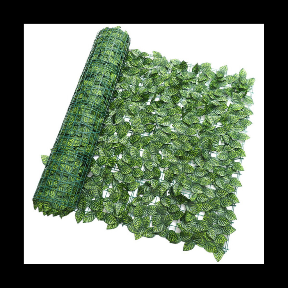 Artificial Plant Fence Green Leaf Fence Panels Privacy Fence Screen for Home Garden Yard Decoration Outdoor Wall Decor