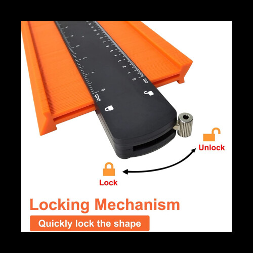 10 inch super gauge shape and outline tool contour gauge profile tool