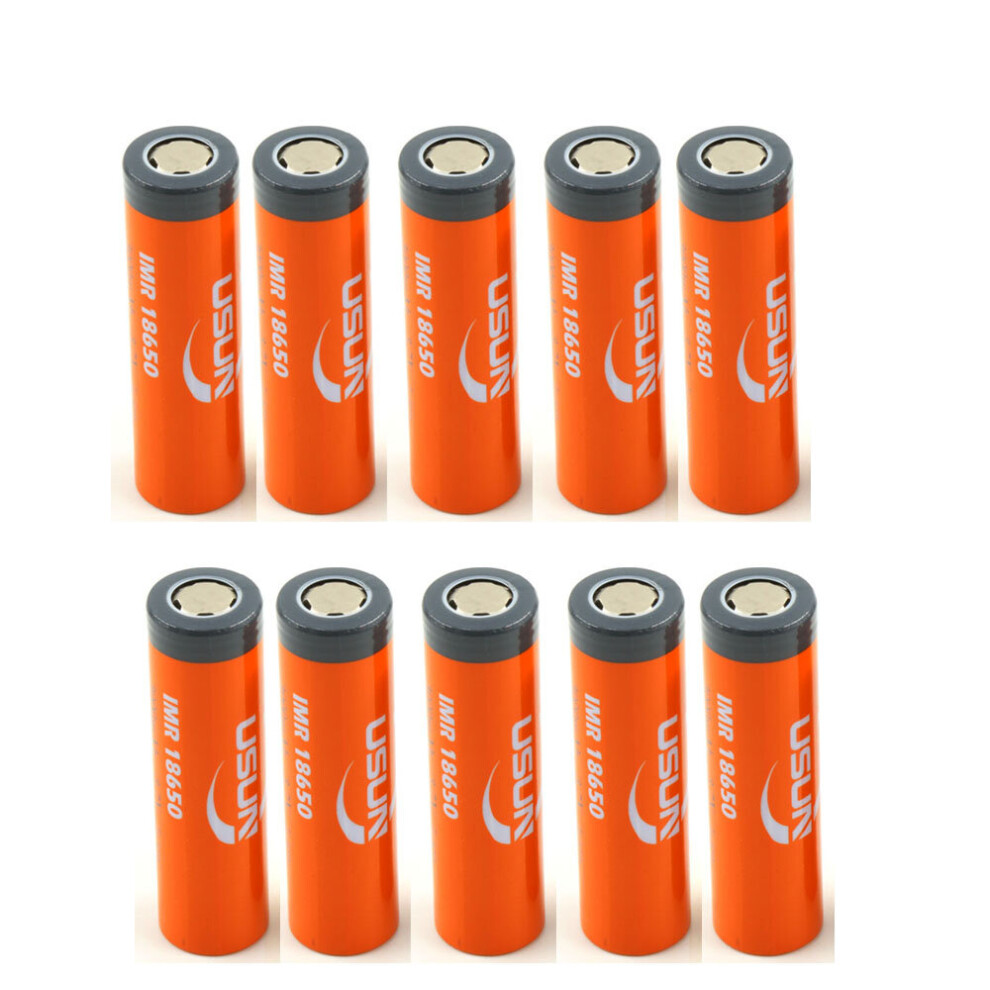 2X 18650 Rechargeable Battery 3000Mah 3.7V Li-Ion Battery Uklocalstock Orange 5061021764789