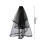 Black Bridal Wedding Veil Satin Edge Double Layer with Comb Halloween Makeup 8