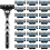 Gillette 24PCS For Gillette Mach 3 Manual Razor Blades 3