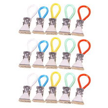 15Pcs Metal Kitchen Tea Towel Storage Clip, Color Towel Clip