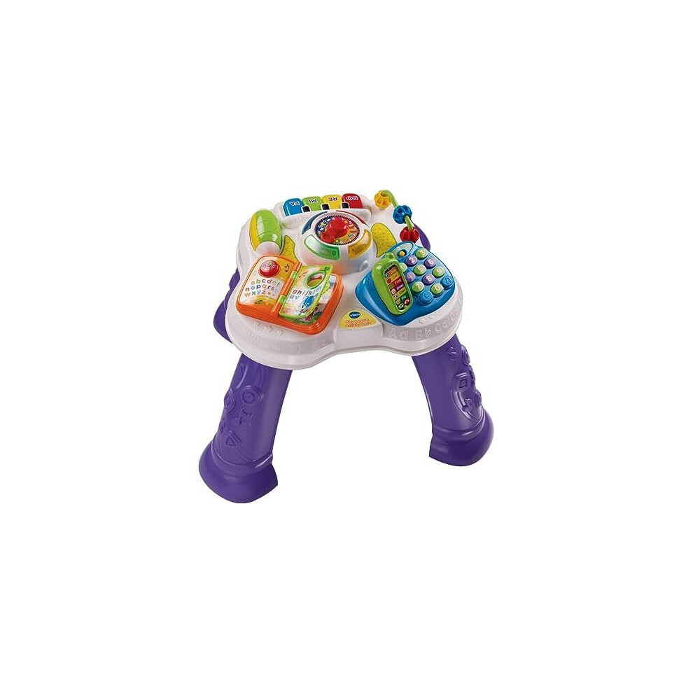 Play And Learn Baby Activity Table, Baby Play Centre, Educational Musical With Shape Sorting,Sound Toy With Music Styles For Babies And Toddlers Vtech