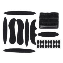 (black) 26Pcs Universal Helmet Inner Padding Kit Foam Pads Set Sponge Replacement