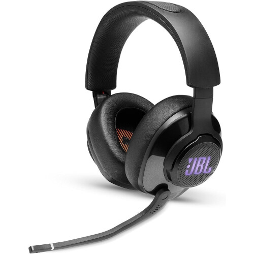 JBL JBL Quantum 400 Wired Over-Ear Gaming Headset with Microphone and RGB, Multi-Platform Compatible, in Black