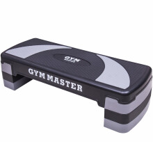 (3 Level) GYM MASTER Adjustable Step Aerobics Platform | Home Exercise Cardio Pilates Yoga Equipment