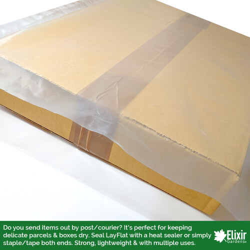 Elixir Garden Supplies (40m) Clear Layflat Polythene Tubing | 930mm Wide 1