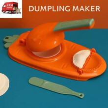 Dumpling Maker Machine Kitchen Utensil Orange Handmade Mould