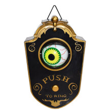 (  Haunted Eye Black) Halloween Doorbell Decoration Haunted Doorbell Party Doorbell Prop Door Decor