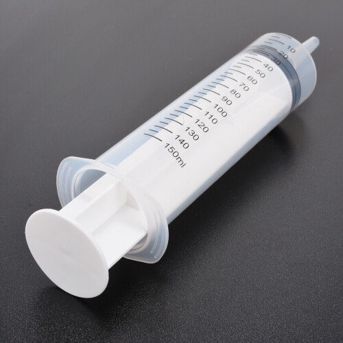 150ml Large Plastic Syringe Measuring Nutrient Sterile Reusable Liquid Food Kits 2