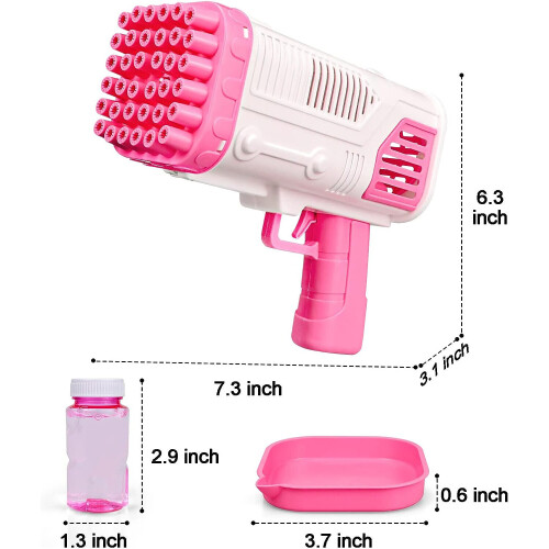Bubble Gun Bubble Bazooka Gun Rocket Launcher Bubble Machine Outdoor 1