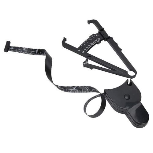 Body FAT CALIPERS / TESTER Weight Loss Instruction Chart Fat Measure on