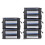 5Pcs Underbed Clothes Storage Bags Zipped Organizer Cube Closet Boxes 2