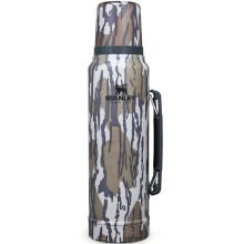 (1.0L, Mossy Oak) Stanley 1L Classic Legendary Stainless Steel Thermal Cold Water Bottle