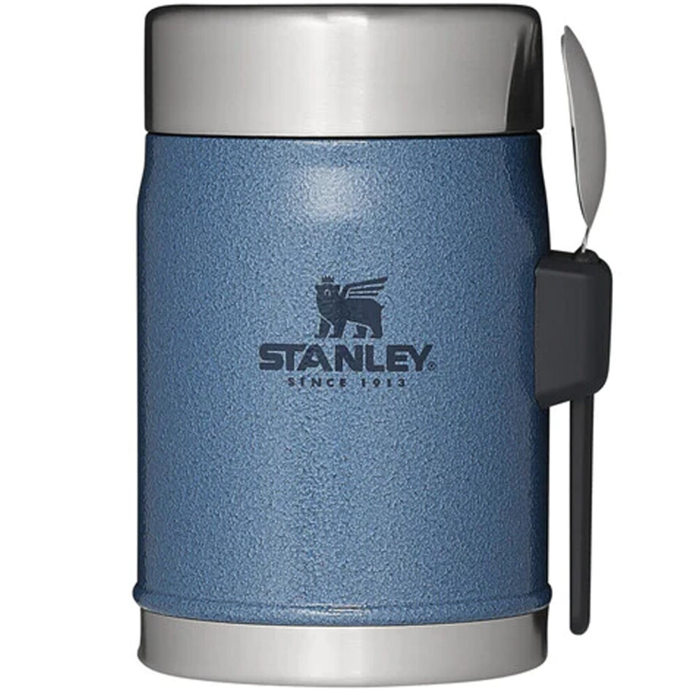 (14oz, Hammertone Lake) Stanley Classic Legendary 14OZ Thermal Travel Food Jar Pot With Spork