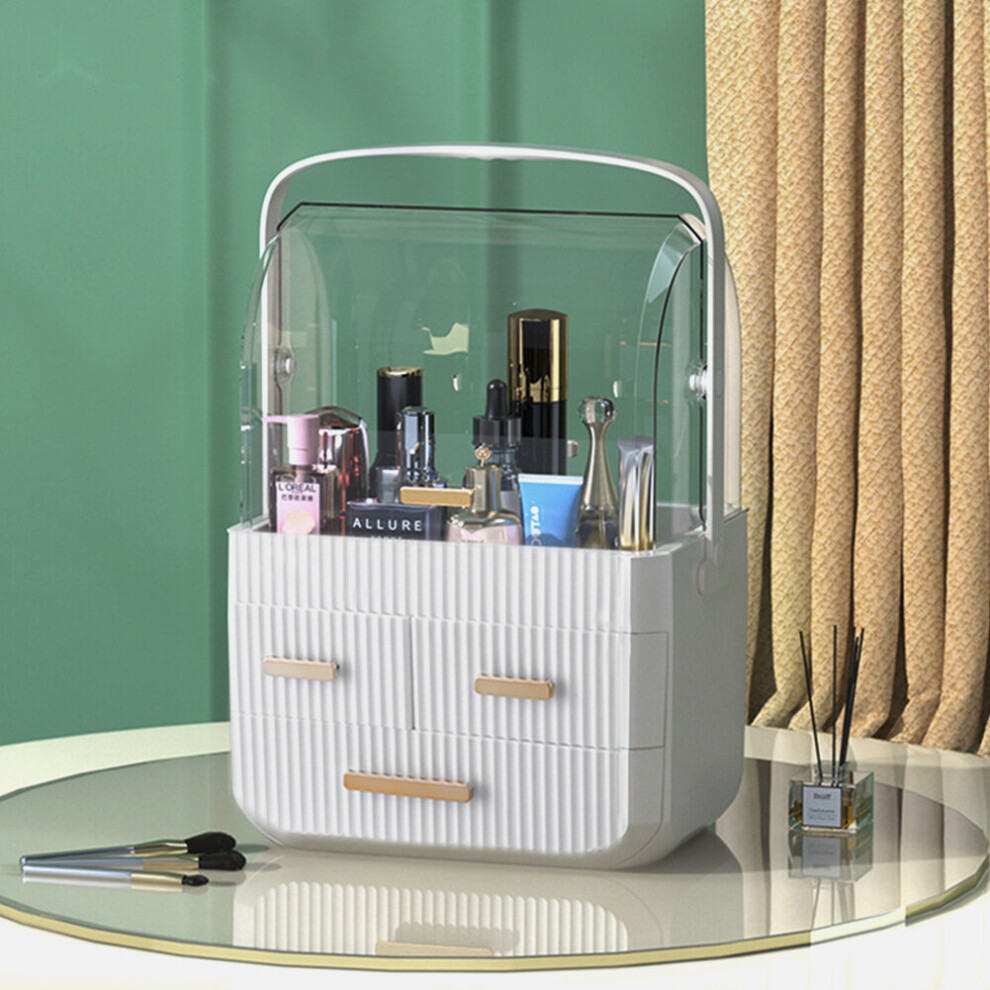 Desktop 3 Drawers Cosmetics Storage Orgaizer