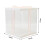 Living And Home (34cm W x 34cm D x 37cm H) Clear Plastic Cake Gift Box with Ribbon 4