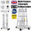 4.7M Aluminium Ladder Multi-Purpose Folding 16 Step Combination Ladder 2