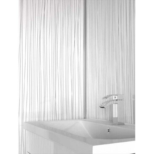 White String 250mm x 2700mm x 8mm PVC Wet Wall Panels