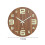 Living And Home Modern Luminous Wood Silent Wall Clock 5