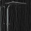 Black String 250mm x 2700mm x 8mm PVC Wet Wall Panels 1