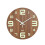 Living And Home Modern Luminous Wood Silent Wall Clock 3
