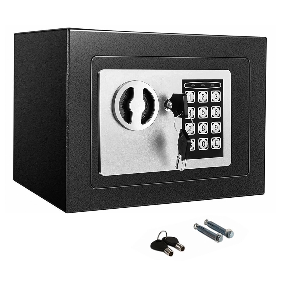 (Black--4.6L Electronic Safe) Electronic High Security Secure Digital Steel Safe For Home & Office Money Safe