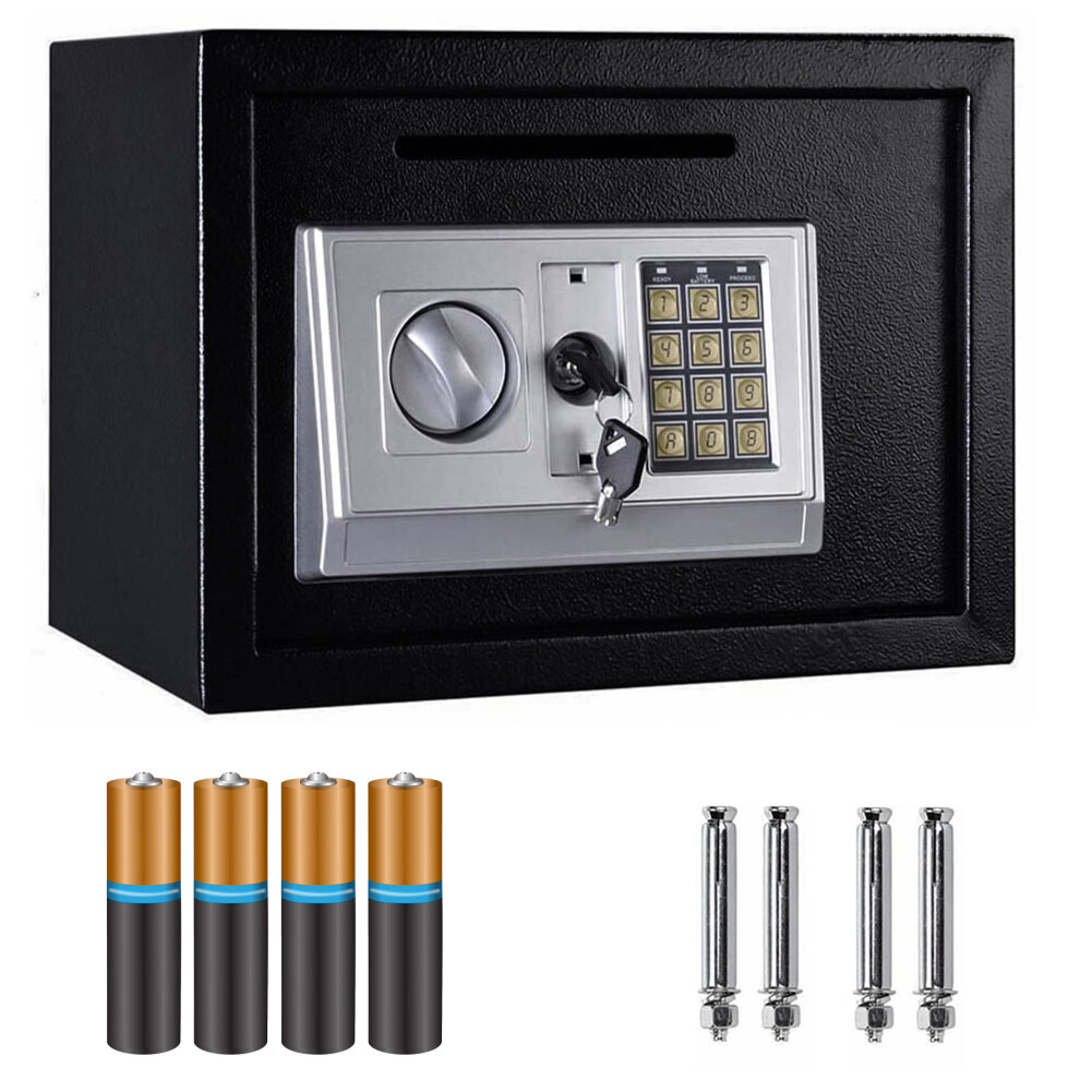 (Black-16L Electronic Safe) Electronic High Security Secure Digital Steel Safe For Home & Office Money Safe 5068649818221