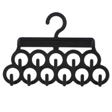 (1) Tie Rack Belt Loop Scarf Clothes Hanger Accessories Jewellery Wardrobe Organizer
