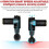 Mini Massage Gun Deep Tissue,6 Speeds Cordless Muscle Massager 9