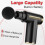 Mini Massage Gun Deep Tissue,6 Speeds Cordless Muscle Massager 2