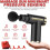Mini Massage Gun Deep Tissue,6 Speeds Cordless Muscle Massager 4