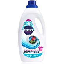 Ecozone Ultra Concentrated Laundry Liquid, Non Bio Detergent Washing Machine Clothing Stain Cleaning Solution Natural Vegan Non Toxicm Skin 50 washes