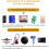 Universal Plug Adapter 3 Pin UK 2 Pin Euro plug Adapter Uusi 8
