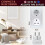 Universal Plug Adapter 3 Pin UK 2 Pin Euro plug Adapter Uusi 6