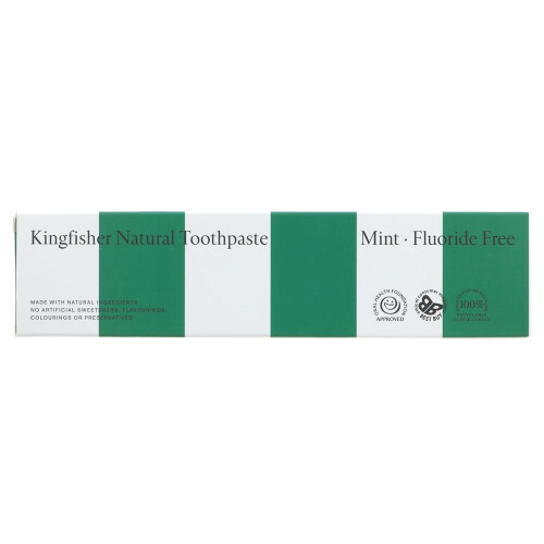 Kingfisher Mint Fluoride Free Toothpaste 100ml Pack of 12 | Vegan