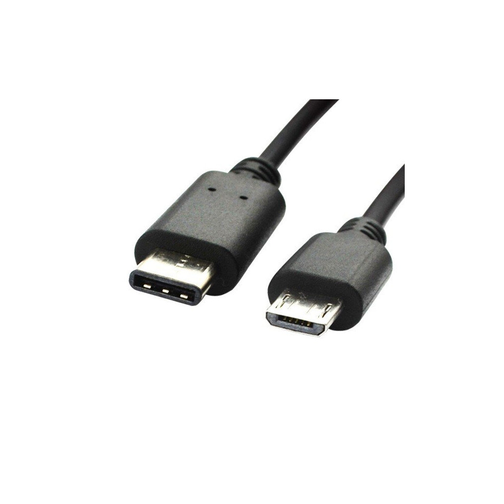 Fonefunshop Usb Type-C 3.1 To Micro Usb Cable 1M - 10Gbps Data Transfer, Fast Charging, Durable