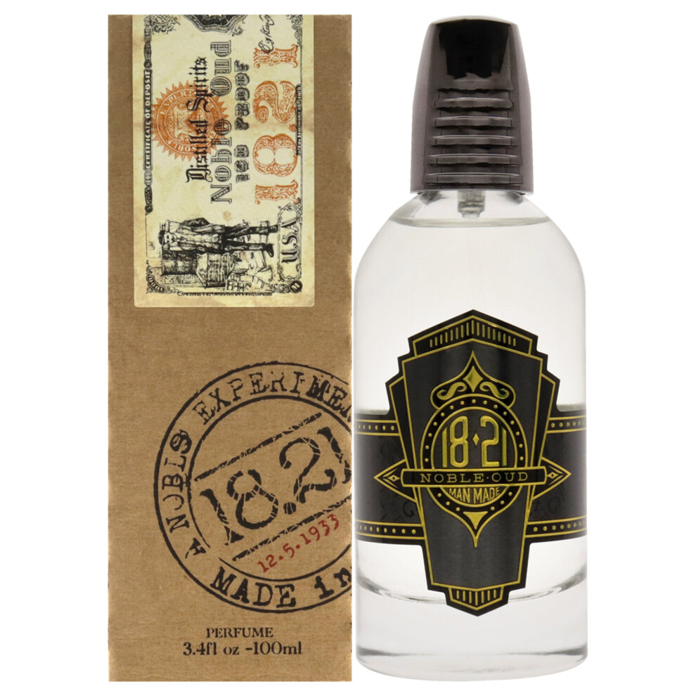 18.21 Man Made Spirits - Noble Oud For Men 3.4 Oz Parfum Spray
