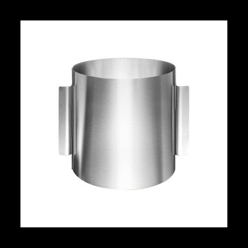Adjustable Cake Ring High 20 cm - Stainless Steel Baking Ring Adjustable - High Baking Mould for Easy Preparation